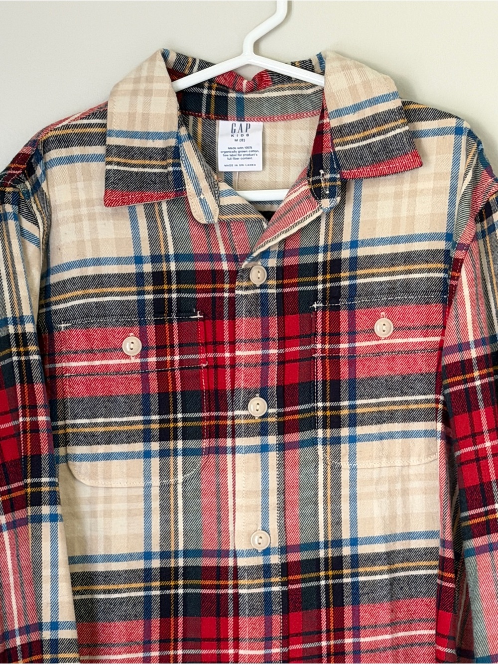 Gap Plaid Flannel Shirt NWT